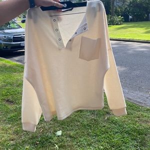 Tan sweater with pocket